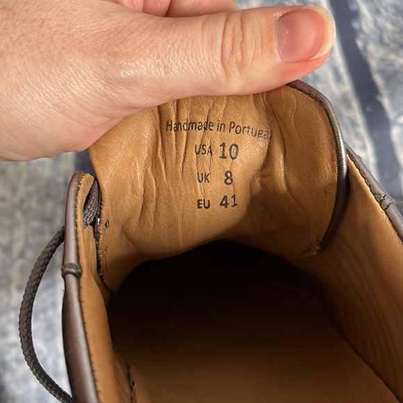 Royal Albartross Women’s Dane Silver Metallic Leather Spikeless Golf Shoes, 10 - Picture 8 of 9